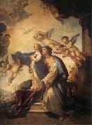 Luca Giordano, Holy Ana and the nina Maria Second mitade of the 17th century
